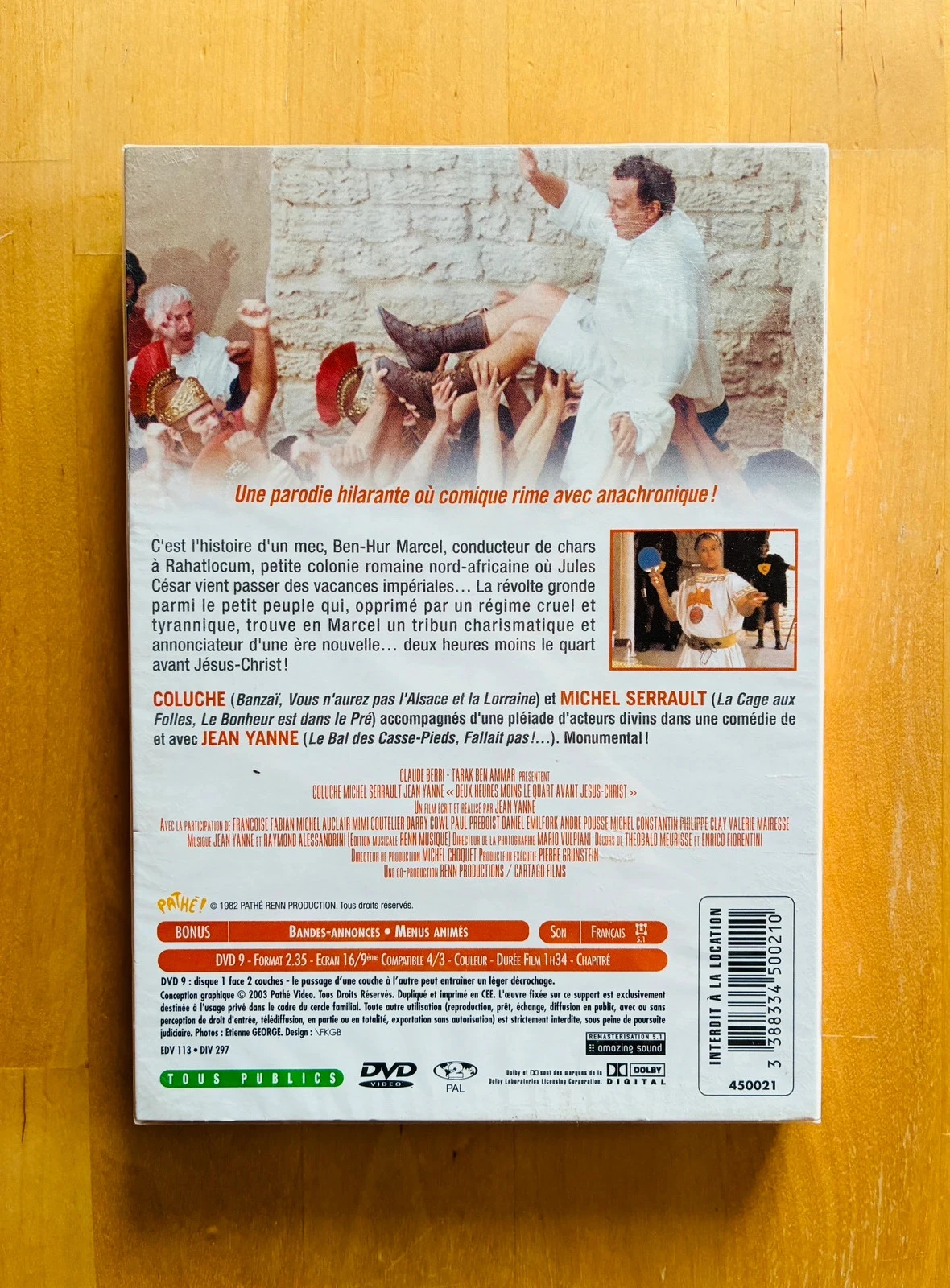 DVD Duas horas menos um quarto antes de Jesus Cristo Coluche. – photo 2